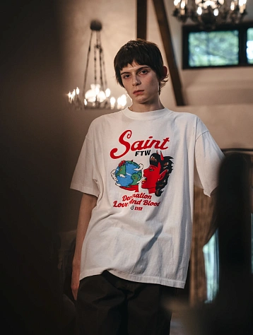 Футболка SAINT MXXXXXX Saint Devil Tee White