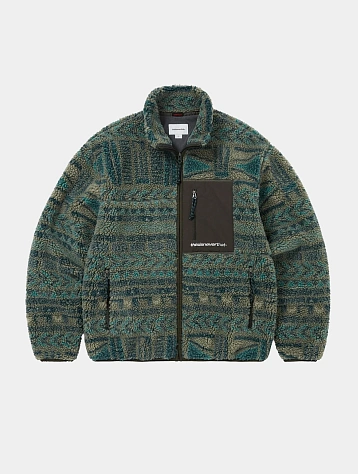 Флисовая куртка thisisneverthat SP Sherpa Fleece Olive