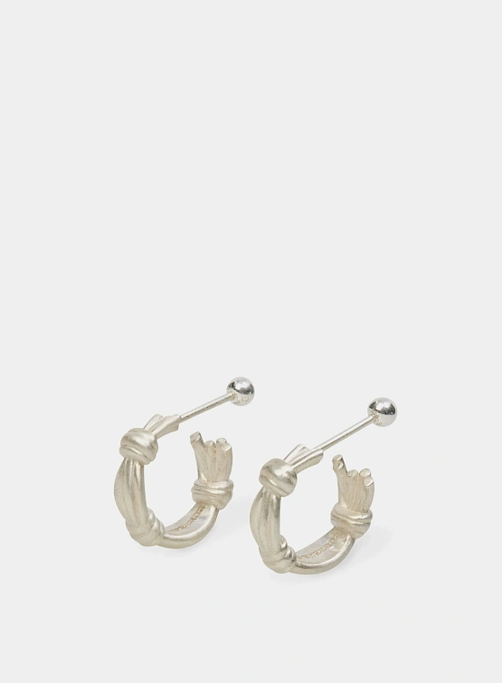 Серьги ADERERROR Earring Product. 108 Silver