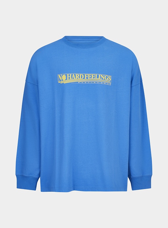 Martine Rose Oversized L s T Shirt Blue Martine