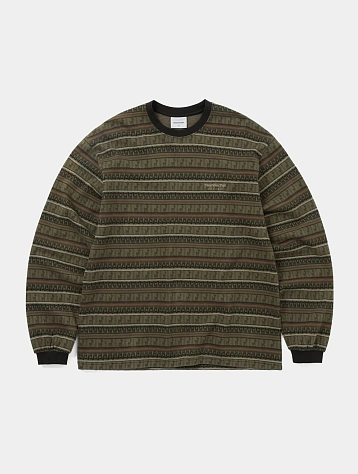 Лонгслив thisisneverthat Pattern Striped L/S Khaki