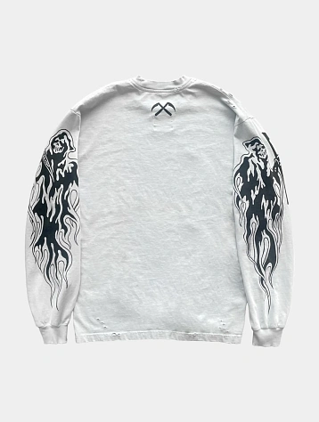 Лонгслив WARREN LOTAS Serenity Reaper Staple Distressed Ice Grey