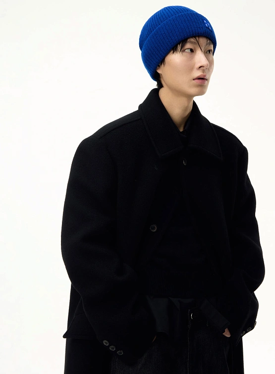 Шапка ADERERROR Sig BL Tag Beanie 01 Blue