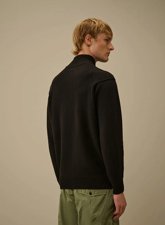 Кардиган C.P. Company Lambswool GRS Black