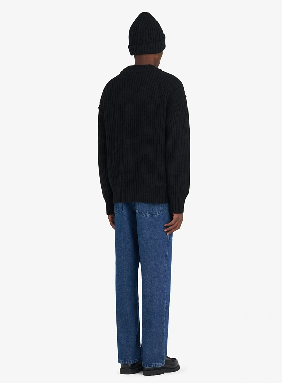 Свитер Études Ribbed Round Neck Europa Black