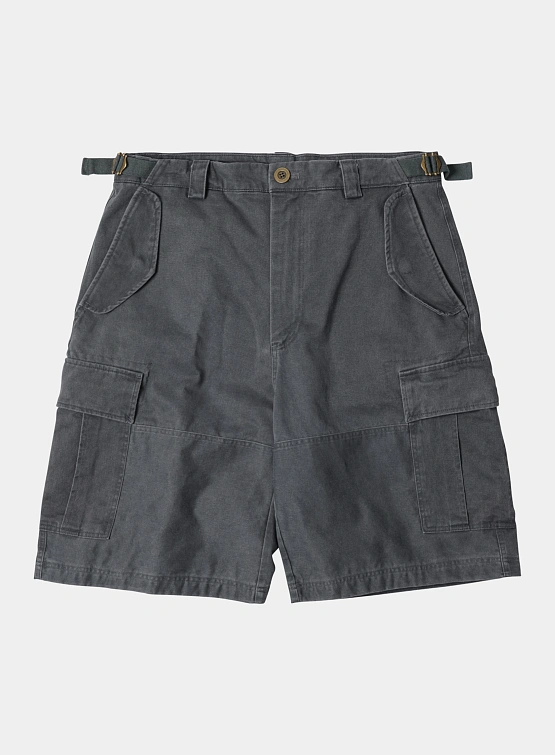 Шорты FrizmWORKS Faded Cotton Cargo Charcoal