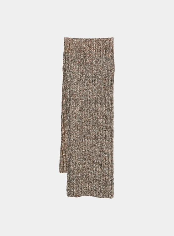 Шарф Song for the Mute Cable Knit Melange Taupe