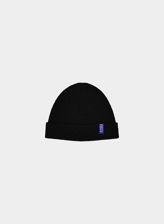 Шапка A-COLD-WALL* Ribbed Structure Beanie Black