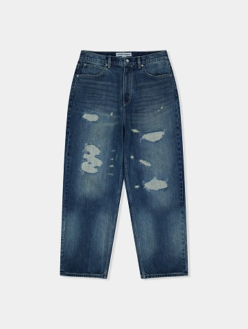 Джинсы YESEYESEE Distressed 5 Pockets Medium Indigo