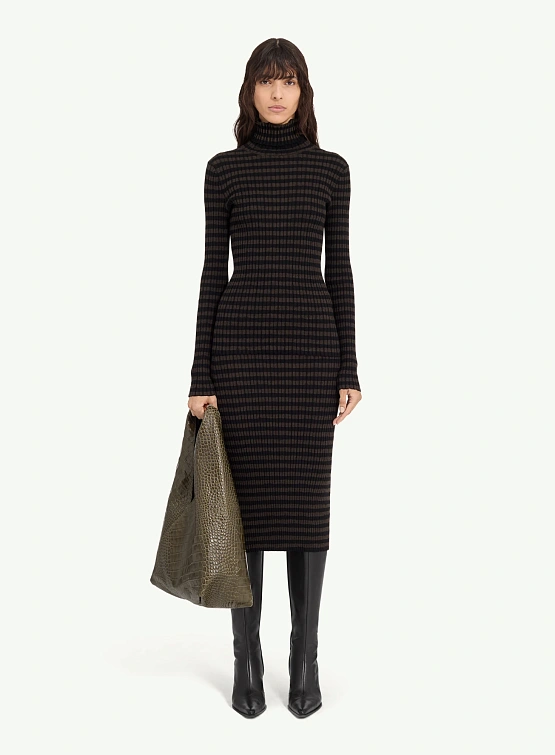 Женский бадлон MM6 Maison Margiela Ribbed Black