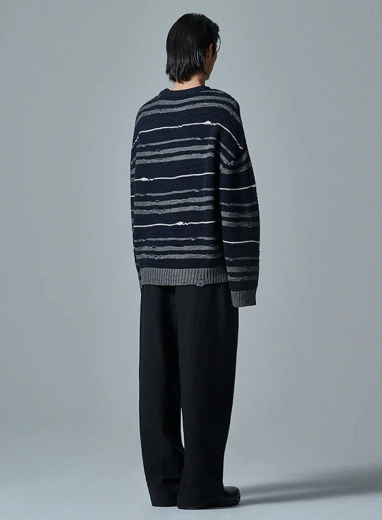 Свитер JUUN.J Hand Drawn Stripe Navy