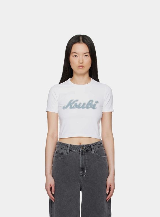 Женская футболка Ksubi Homerun Baby White