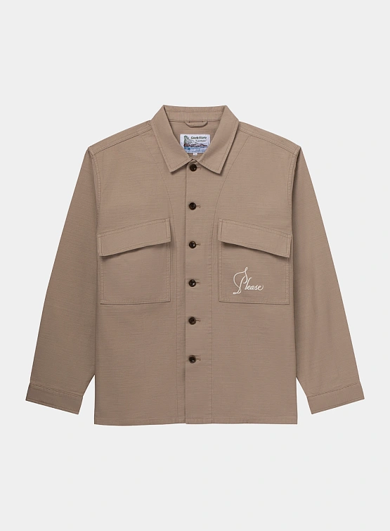 Рубашка Garbstore Dp Manager Shirt Khaki
