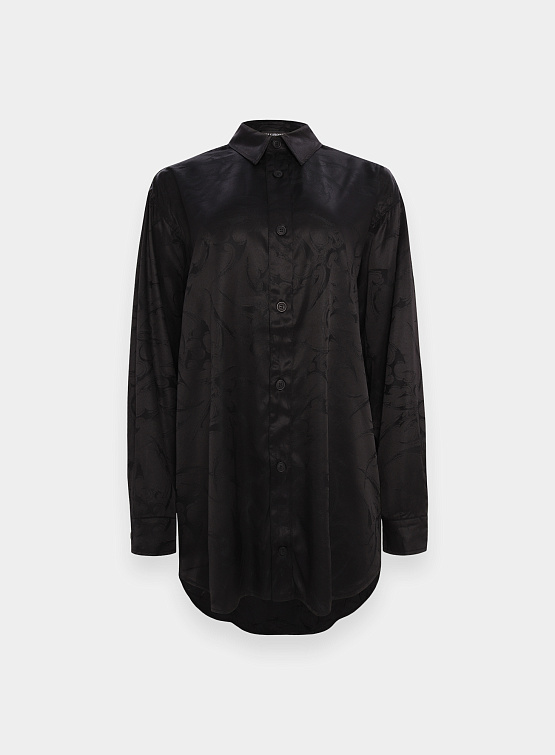 Женская рубашка Han Kjøbenhavn Jacquard Shirt Black