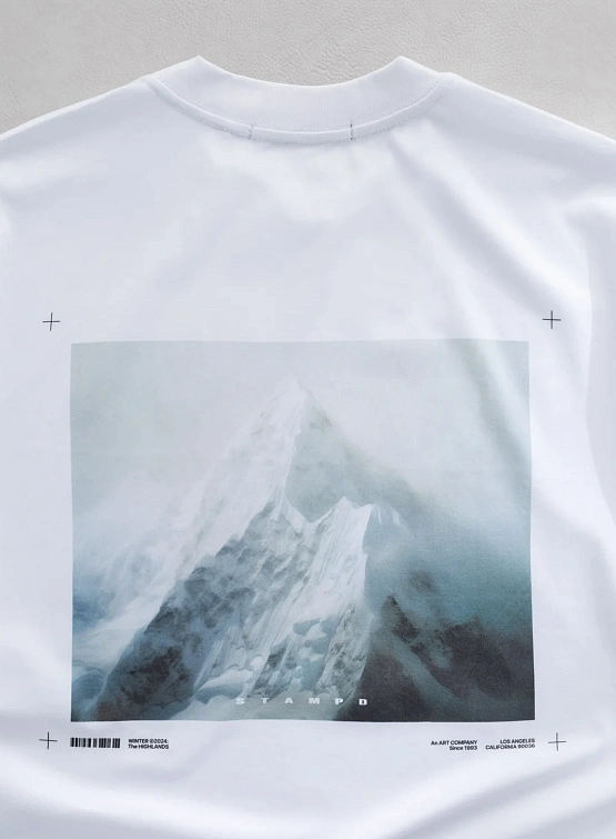 Футболка Stampd Mountain Peak Relaxed Tee White