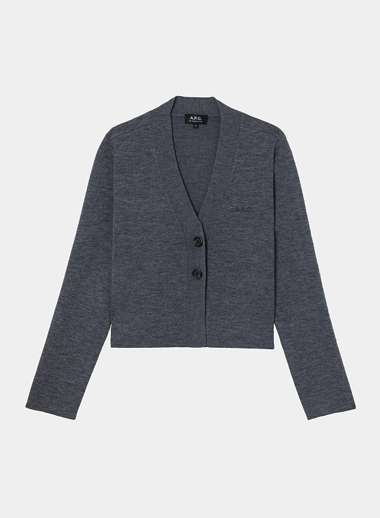 Женский кардиган A.P.C. Anna Cardigan Anthracite