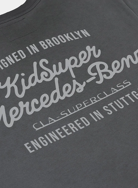 Футболка KidSuper x Mercedes-Benz Tee Washed Black