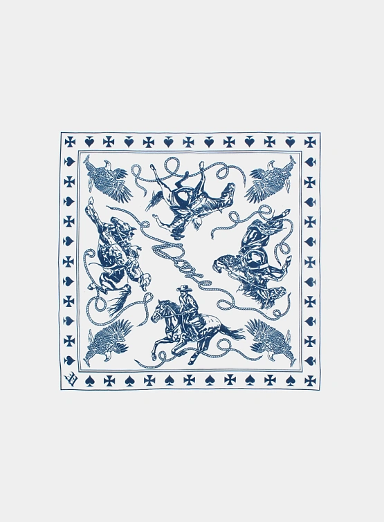 Бандана Daze x AA Rodeo White/Blue