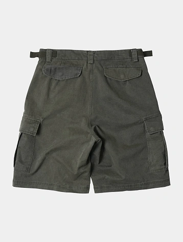 Шорты FrizmWORKS Faded Cotton Cargo Olive