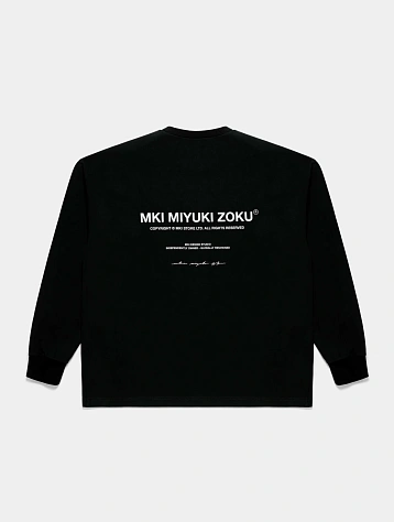 Лонгслив MKI MIYUKI ZOKU Design Studio L/S Black