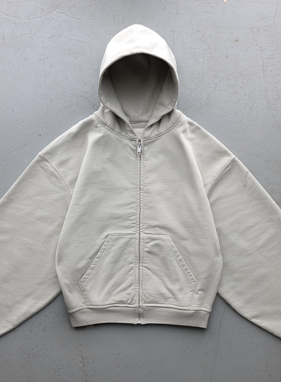 Зип-худи XSAI STUDIO SLOW EXCLUSIVE ZIP HOODIE CEMENT