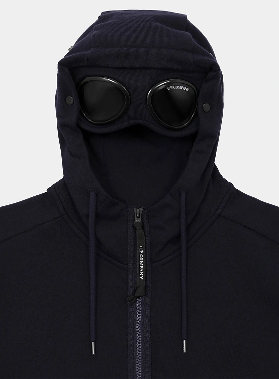 Зип-худи C.P. Company Diagonal Raised Fleece Total Eclipse