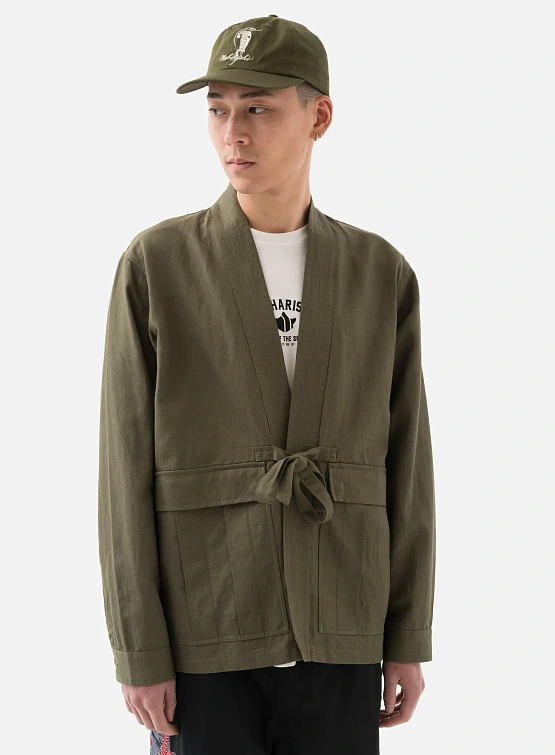 Кимоно MAHARISHI 6028 Hemp Cargo Hanten Olive