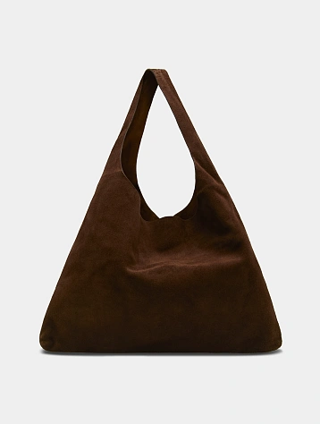 Сумка LE17SEPTEMBRE Suede Hobo Large Brown