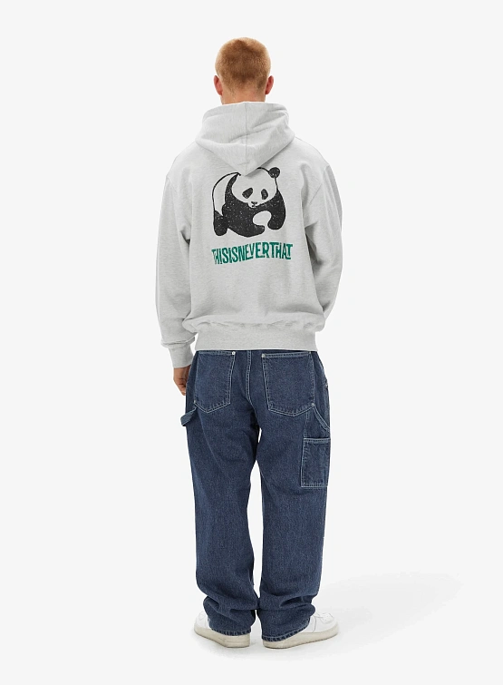 Худи thisisneverthat Panda Hoodie Oatmeal