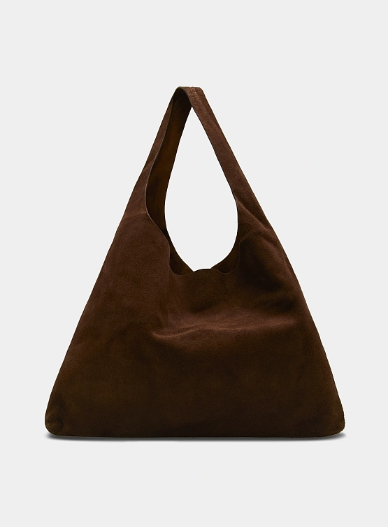 Сумка LE17SEPTEMBRE Suede Hobo Large Brown