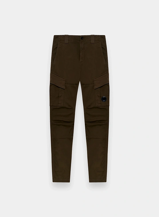 Брюки C.P. Company Stretch Sateen Cargo Lens Ivy Green