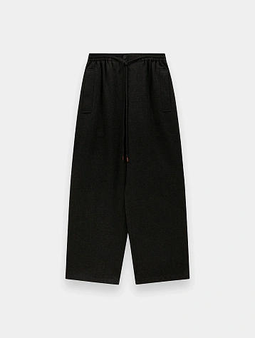 Женские брюки LE17SEPTEMBRE Drawstring Easy Wool Charcoal