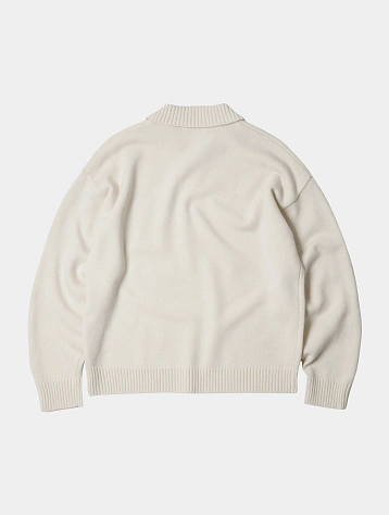 Свитер FrizmWORKS Wool Collar Knit Pullover Ivory