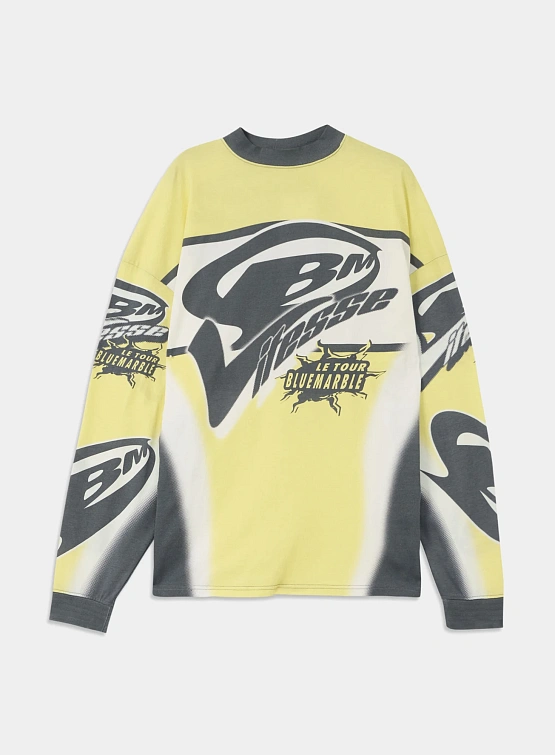 Лонгслив Bluemarble Motorcyle L/S Black/Yellow