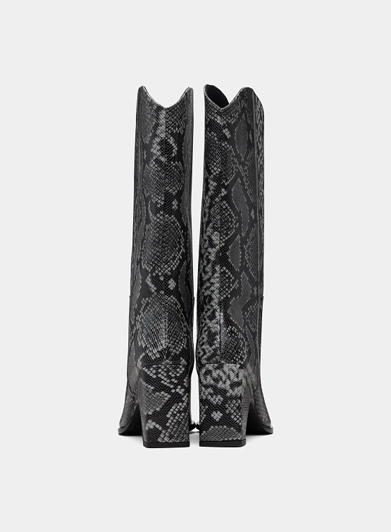 Женские сапоги Coperni Cowboy Bridge Grey/Black