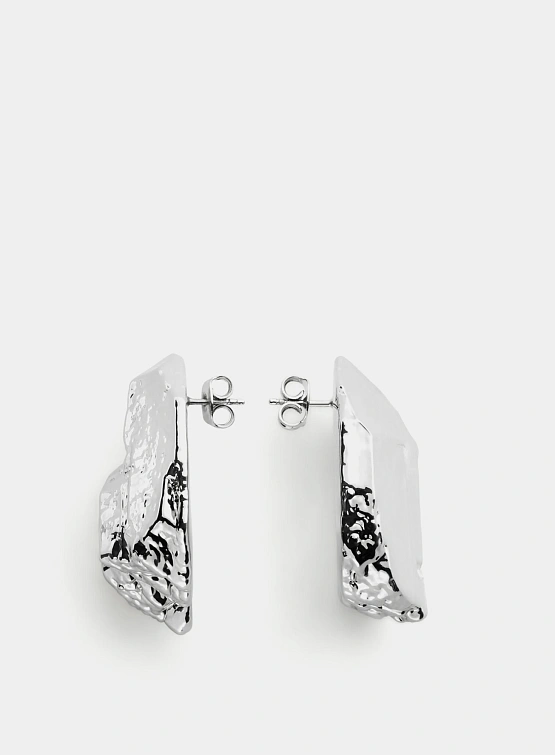 Серьги MM6 Maison Margiela Rock Hoop Earrings