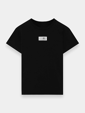 Футболка MM6 Maison Margiela Numeric Logo Tag Black