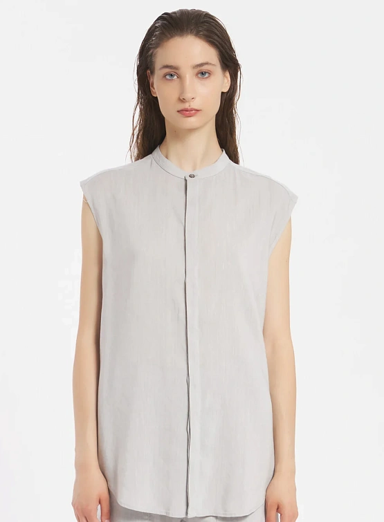 Женская рубашка без рукавов Barena Venezia Magnani Tendon Grafite