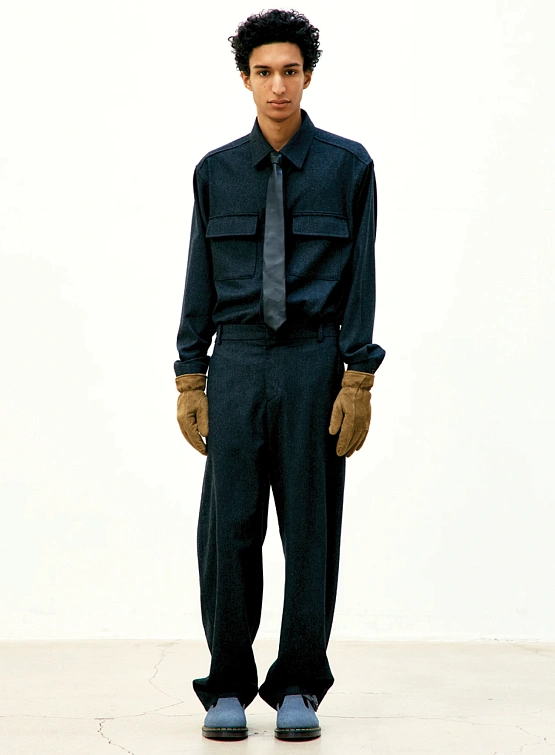 Рубашка COOR Classy Out Pocket Shirt Charcoal Grey