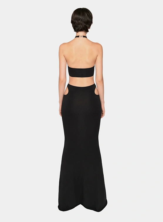 Женская юбка XSAI Holey Dusty Black