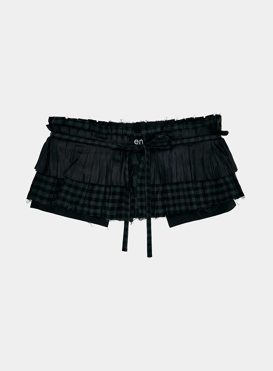 Ремень OPEN YY Pleats Layered Pocket Black