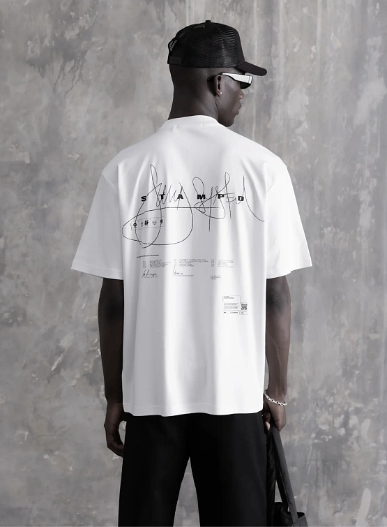 Футболка Stampd FW24 Sound System Relaxed White