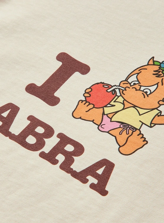 Женская футболка ABRA I Love Mini Beige