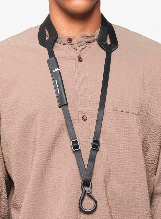 Карабин COTE&CIEL Keychain Lanyard Black