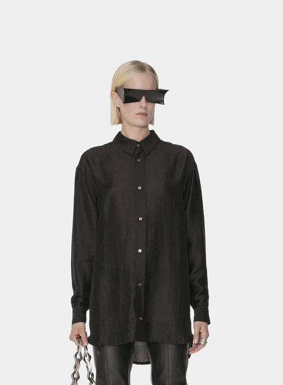 Женская рубашка Han Kjøbenhavn Taffeta Shirt Black