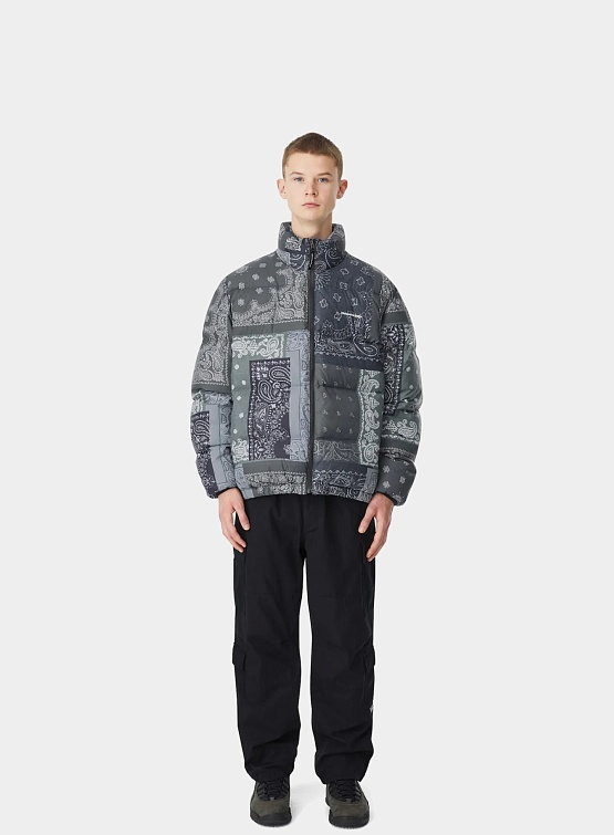 Пуховик thisisneverthat T Down Jacket Bandana Multi