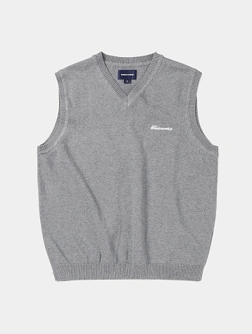 Жилет thisisneverthat Script Logo Knit Vest Grey