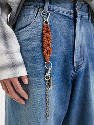 Брелок AFTER PRAY Flower Rope Chain Keyring Tangerine