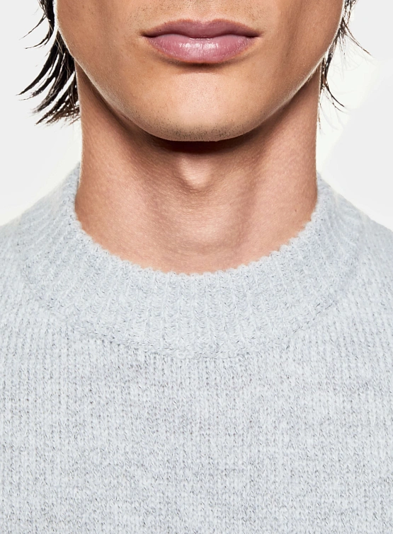 Свитшот MKI MIYUKI ZOKU Mohair Blend Knit Light Grey