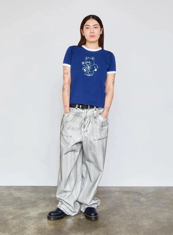 Джинсы LMC Dirty Washed Wide Denim Black